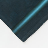 Steampunk, ijsblauw op blauwgroen ketten fleece deken (Hoek)