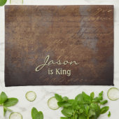 Steampunk in de industrie, bruin theedoek (Gevouwen)