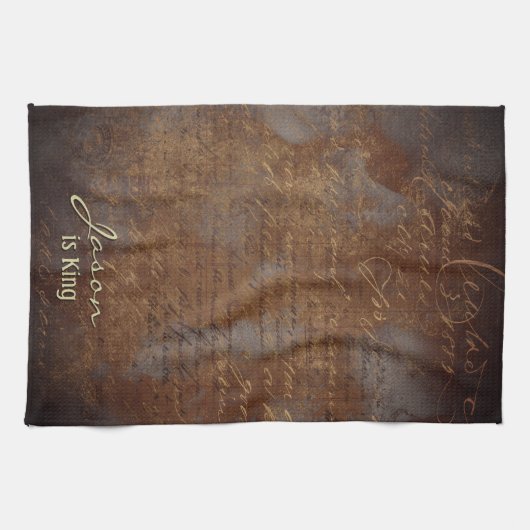 Steampunk in de industrie, bruin theedoek (Horizontaal)
