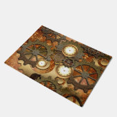 Steampunk in gouden kleuren deurmat (Schuin)