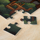 Steampunk in Pixel Legpuzzel (Zijkant)