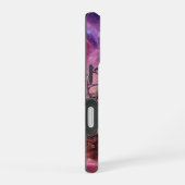 Steampunk Industrial Clockwork Paarse en Roze iPhone 16 Hoesje (Rechterkant)