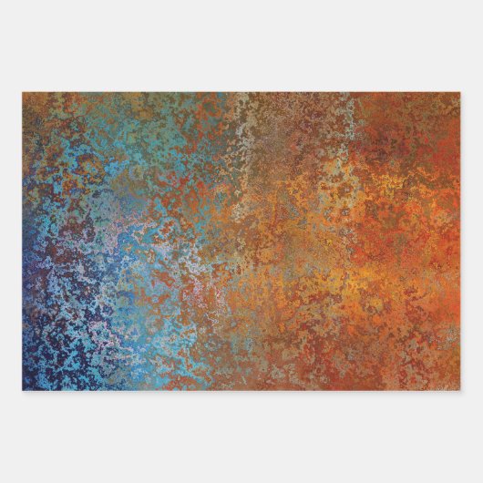 Steampunk Industrial Rust Inpakpapier Vel (Voorkant 3)