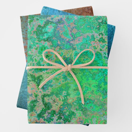 Steampunk Industrial Rust Inpakpapier Vel (In situ)