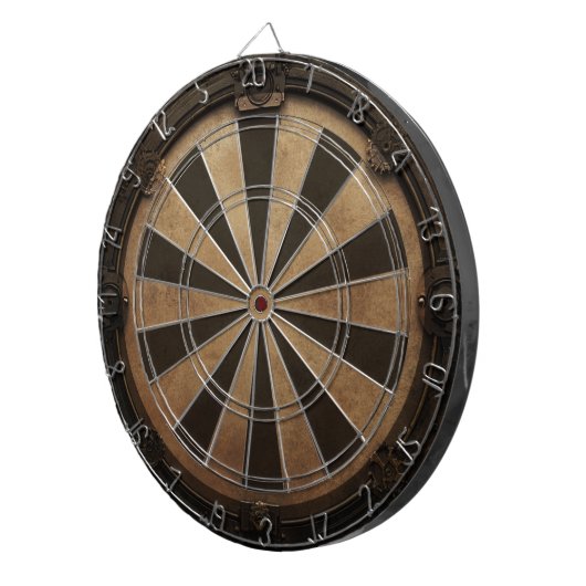Steampunk Industrial Texture Dartbord (Voorkant Rechts)
