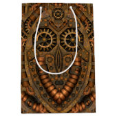 Steampunk Industrial Vintage Clockwork Medium Cadeauzakje (Voorkant)