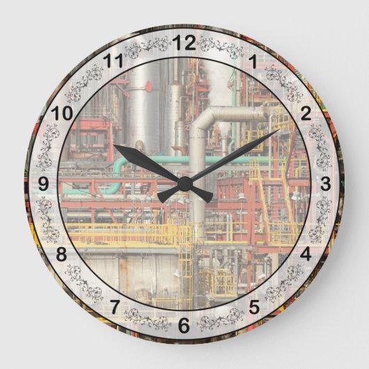Steampunk - Industriële illusie Grote Klok (Voorkant)