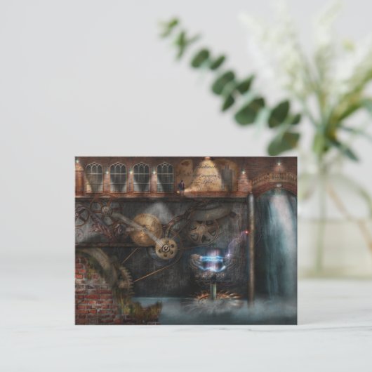 Steampunk - Industriële maatschappij Briefkaart (Staand voorkant)