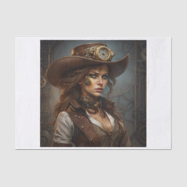 Steampunk Industriële Schoonheid Decoupage Documen Tissuepapier