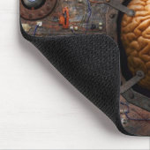 Steampunk - informatieoverbelasting muismat (Hoek)