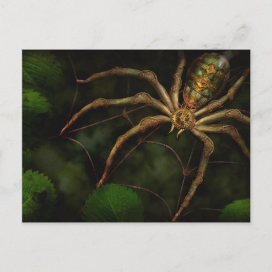 Steampunk - Insect - Arachnia Automata Briefkaart (Voorkant)