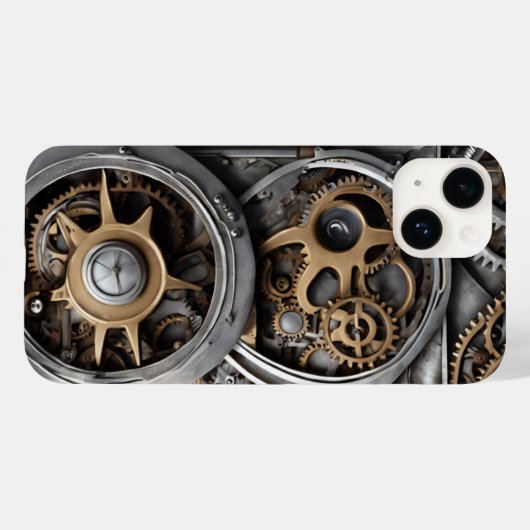 Steampunk iPhone Case (Achterkant (horizontaal))