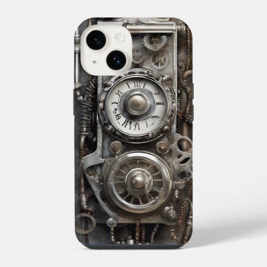 Steampunk iPhone Case Hoesje (Achterkant)