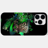 STEAMPUNK IRISH GREEN & BLACK LEPRECHAUN PET Case-Mate iPhone CASE (Achterkant (horizontaal))