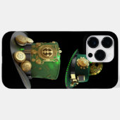STEAMPUNK IRISH GREEN & BLACK LEPRECHAUN PET Case-Mate iPhone CASE (Achterkant (horizontaal))