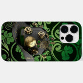 STEAMPUNK IRISH GREEN & BLACK LEPRECHAUN PET Case-Mate iPhone CASE (Achterkant (horizontaal))
