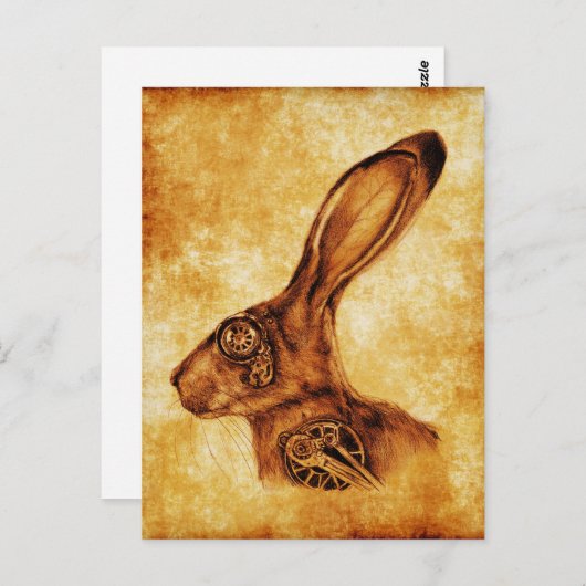 STEAMPUNK JACK BRIEFKAART (Voorkant / Achterkant)