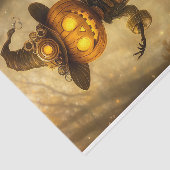 Steampunk Jack Lantern Vrouw Witch AB1 Decoupage Tissuepapier (Detail)