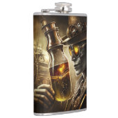 Steampunk Jazz Heupfles (Rechts)