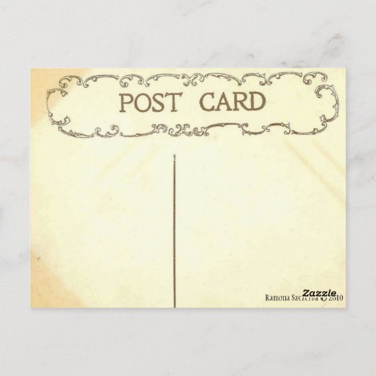 Steampunk Jellyfish Briefkaart (Achterkant)