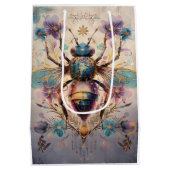 Steampunk Jewel Kever Fantasy Kunst (1) Medium Cadeauzakje (Achterkant)