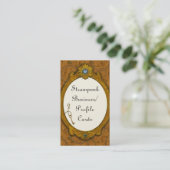 Steampunk Jewel Key Visitekaartjes (Staand voorkant)