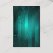 Steampunk Jewelry Watch on a Green Background Aanbevelingskaartje (Achterkant)