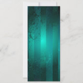 Steampunk Jewelry Watch on a Green Background Aankondiging (Achterkant)