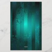 Steampunk Jewelry Watch on a Green Background Briefpapier (Achterkant)