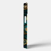 Steampunk Jewelry Watch on a Green Background Case-Mate iPhone Case (Achterkant / Rechts)