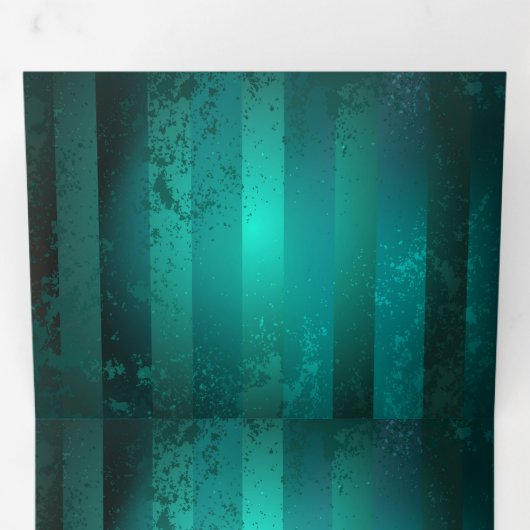 Steampunk Jewelry Watch on a Green Background Drieluik Kaart (Binnenzijde eerst)