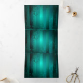 Steampunk Jewelry Watch on a Green Background Drieluik Programma (Binnen)