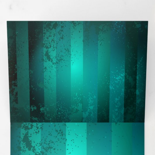 Steampunk Jewelry Watch on a Green Background Drieluik Wenskaart (Binnenzijde eerst)