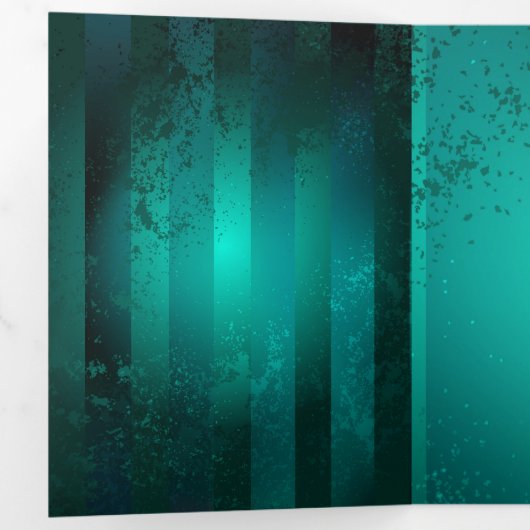 Steampunk Jewelry Watch on a Green Background Drieluik Wenskaart (Binnenzijde eerst)