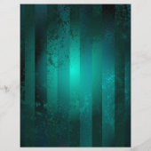 Steampunk Jewelry Watch on a Green Background Flyer (Achterkant)