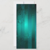 Steampunk Jewelry Watch on a Green Background Kaart (Achterkant)