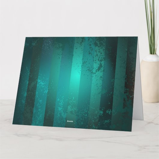 Steampunk Jewelry Watch on a Green Background Kaart (Achterkant)