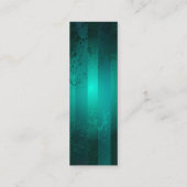 Steampunk Jewelry Watch on a Green Background Mini Visitekaartje (Achterkant)