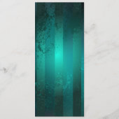 Steampunk Jewelry Watch on a Green Background Programmakaart (Achterkant)