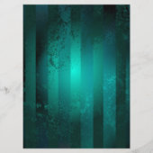 Steampunk Jewelry Watch on a Green Background Programmakaart (Achterkant)