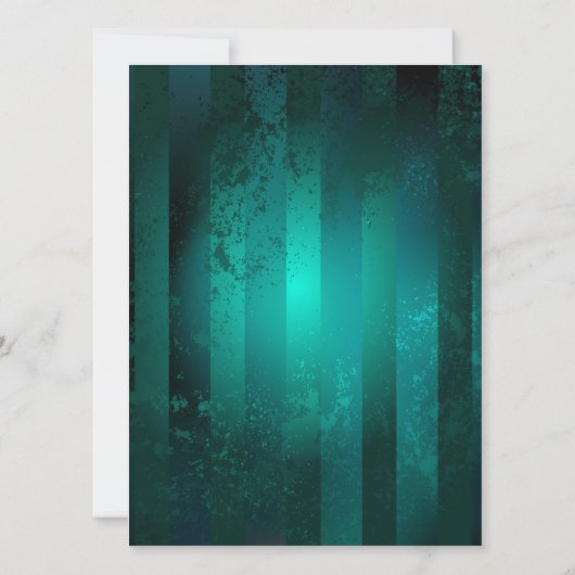 Steampunk Jewelry Watch on a Green Background Save The Date (Achterkant)