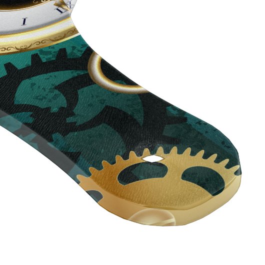 Steampunk Jewelry Watch on a Green Background Snijplank (Hoek)