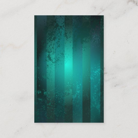 Steampunk Jewelry Watch on a Green Background Visitekaartje (Achterkant)