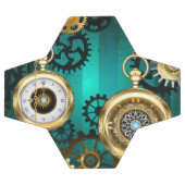 Steampunk Jewelry Watch on a Green Background Voetbal (Enkel)