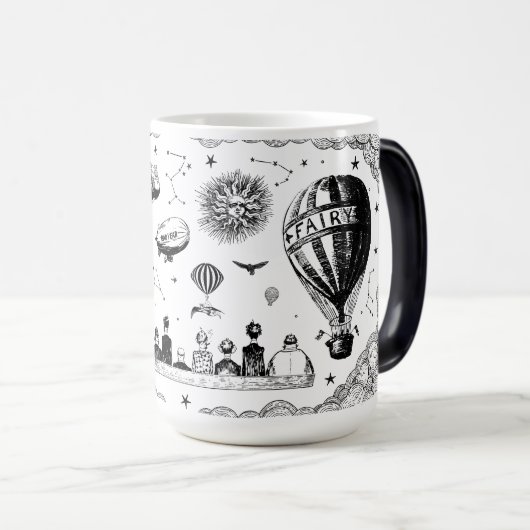 Steampunk Journey Mug Magische Mok (Voorkant rechts)