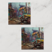 Steampunk Junk Yard Notitiekaartje (Voorkant / Achterkant)