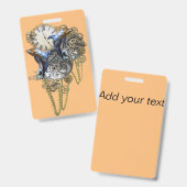 Steampunk-juwelen, tijddelige Baby-pak Badge (Front & Back)