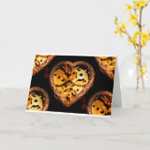 steampunk kaart (Gele Bloem)