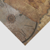 Steampunk  kaarttandwielen tissuepapier (Detail)