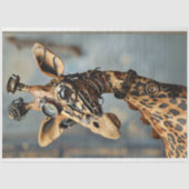 Steampunk kameel aangedreven decoupage tissuepapier (Voorkant)